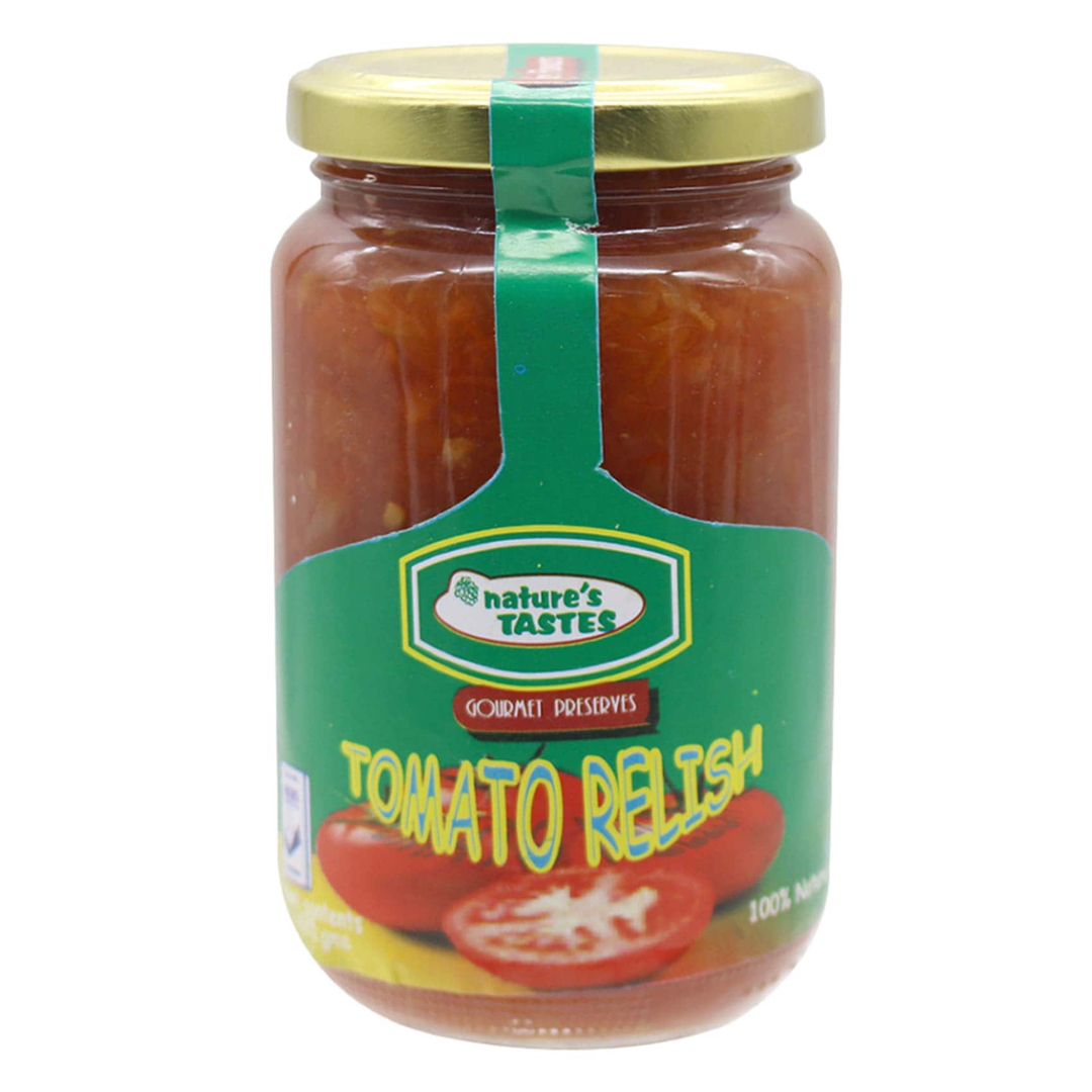 NATURES TASTES TOMATO RELISH 425G